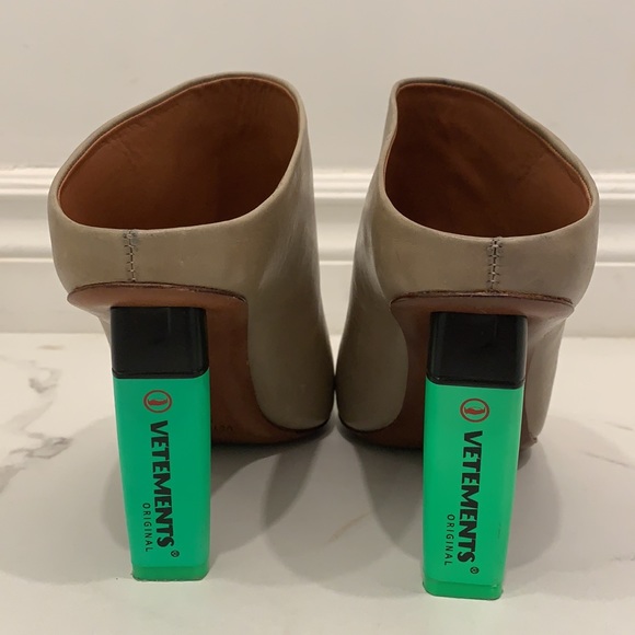 Vetements Paris Highlighter Heels Size 39 - Picture 5 of 8